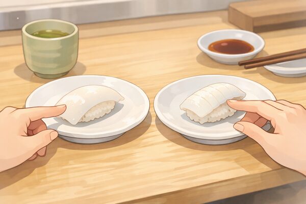 アカイカと真いかの違いは？はま寿司で食べ比べてわかった味・食感・選び方