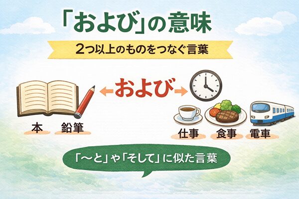 「および」の意味