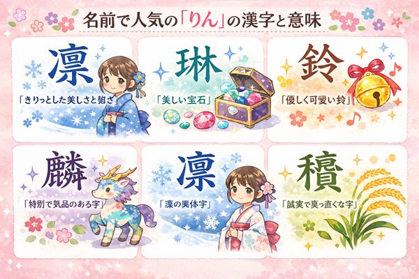 名前で人気の「りん」の漢字と意味