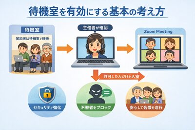 方法2｜待機室を使ってパスコード入力を減らす考え方