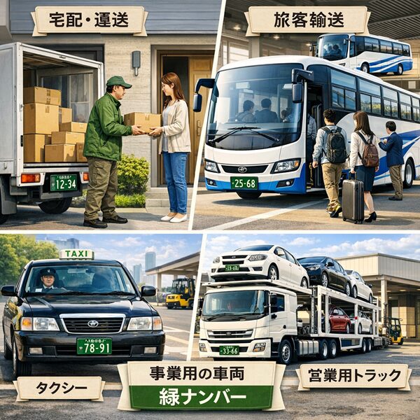 緑ナンバーが必要になるのはどんなとき?