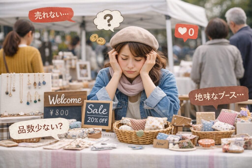 ハンドメイドマルシェで売れない作家さんに共通するポイント