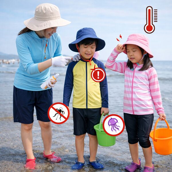 子連れ潮干狩りで気をつけたいポイント