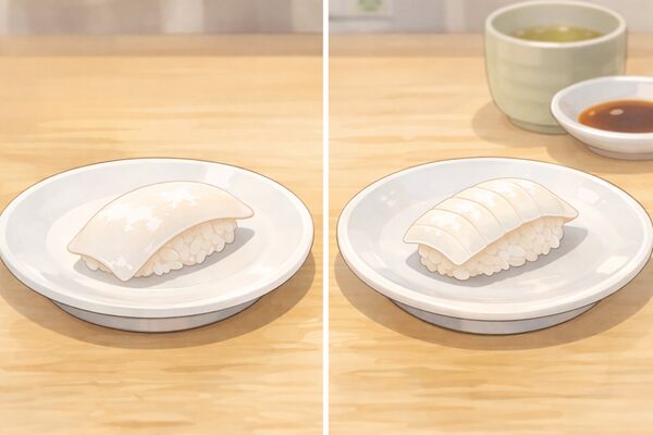 アカイカと真いかの違いがひと目でわかる早見表