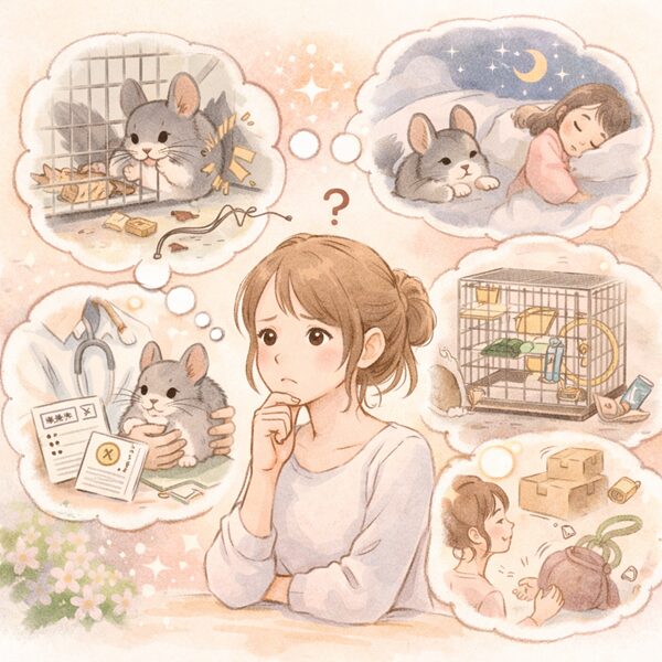 チンチラを飼う前に確認したい現実