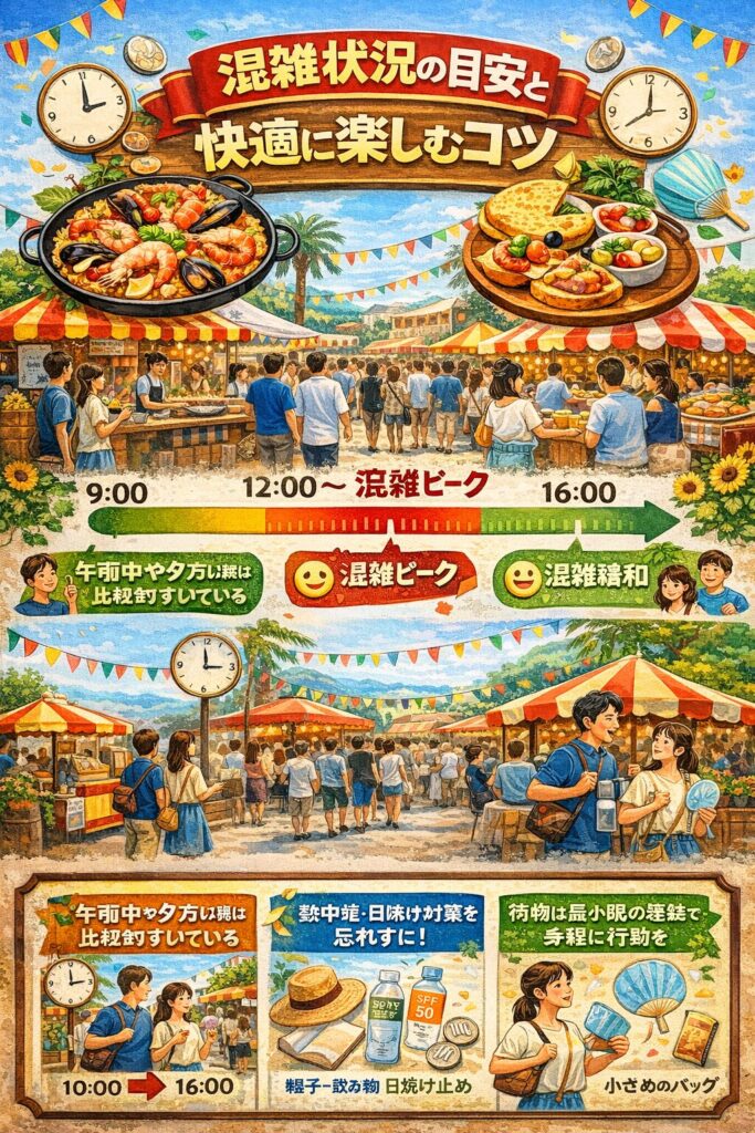 混雑状況の目安と快適に楽しむコツ