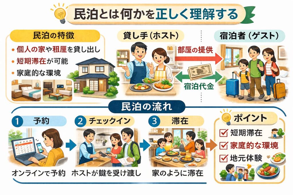 民泊とは何かを正しく理解する