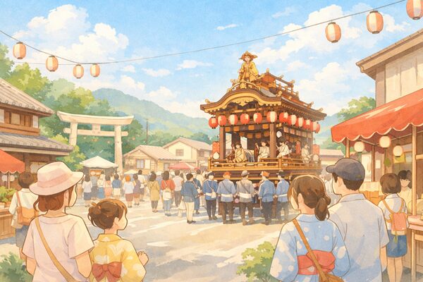 夏祭りの賑わい