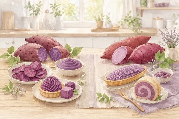 紫芋と紅芋の違いは？味・色・使い方をやさしく比較