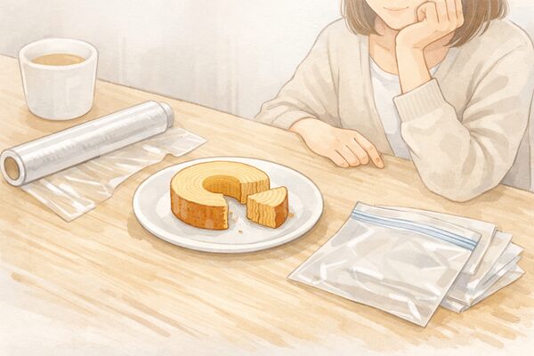 バームクーヘンは冷凍保存できる？おいしく保存する方法と自然解凍のコツをやさしく解説
