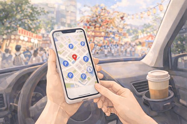 フェスティバル前の駐車チェック