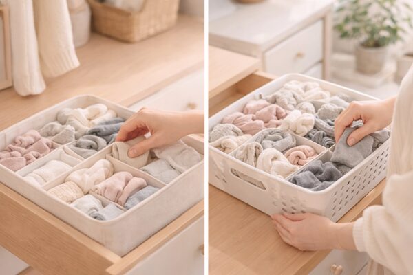 靴下の整理整頓