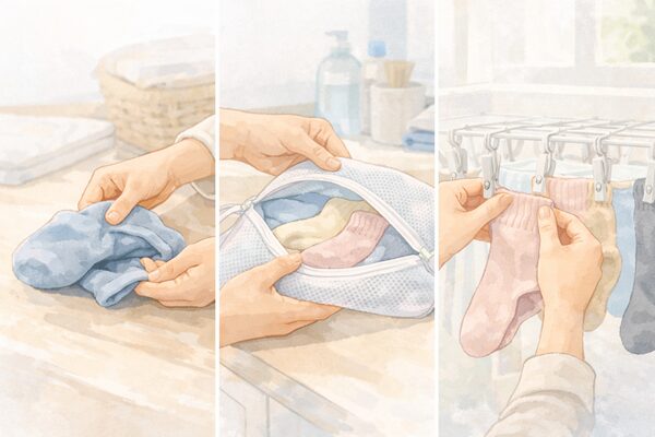 靴下を長持ちさせる洗い方のコツ