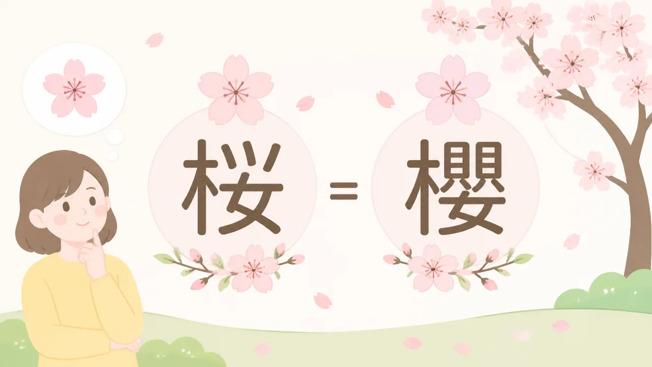 桜と櫻の違いとは？意味や使い分けをわかりやすく解説