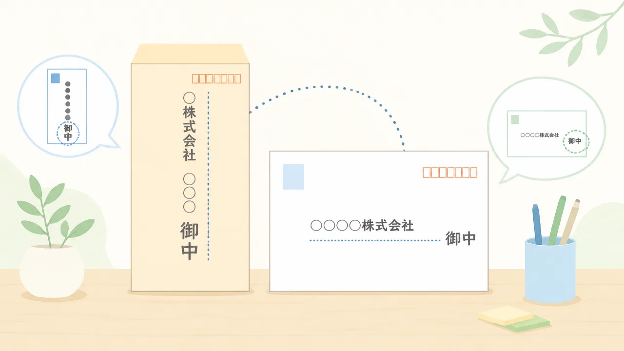 御中とは?封筒での正しい使い方と書き方を解説