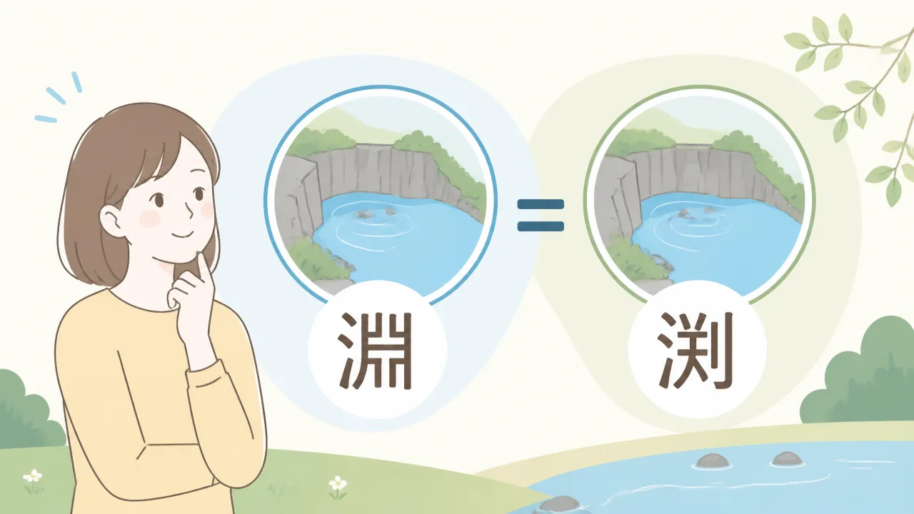 「淵」と「渕」の違いとは?意味や使い分けをわかりやすく解説