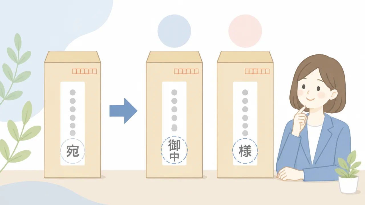 宛を御中に変える方法とビジネス文書での使い分け