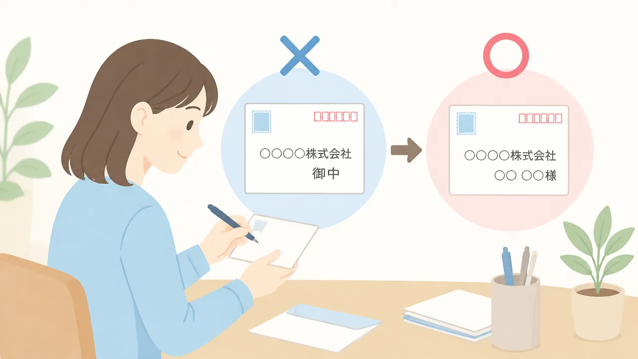 宛を御中に変える方法とビジネス文書での使い分け